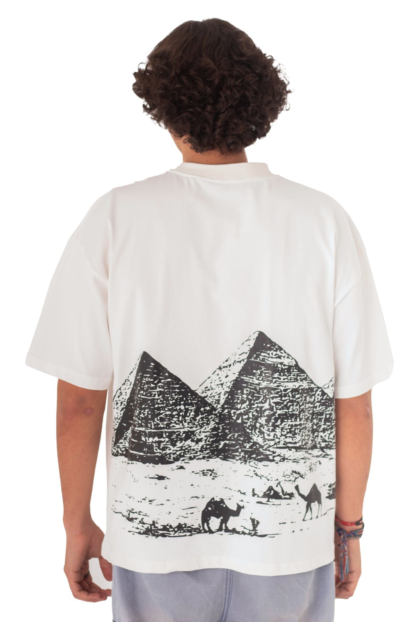 DESERT WALK OFFWHITE BOXY TEE