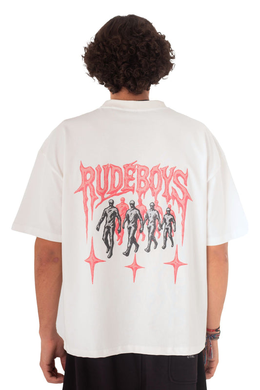 STAR WALK OFFWHITE BOXY TEE