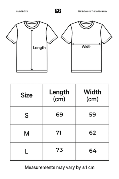NOT FOR THE POLITE BLACK CHROME BOXY TEE
