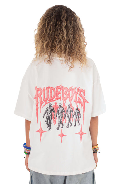 STAR WALK OFFWHITE BOXY TEE